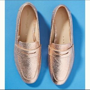 Rose Gold Anthro Petite Mendigote Rita Loafers